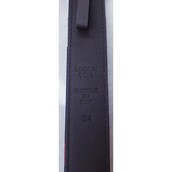 NWT POLO RALPH LAUREN Ryder Cup 6/15 Belt Red White Blue Men's 34 Retail $195 - Picture 8 of 14